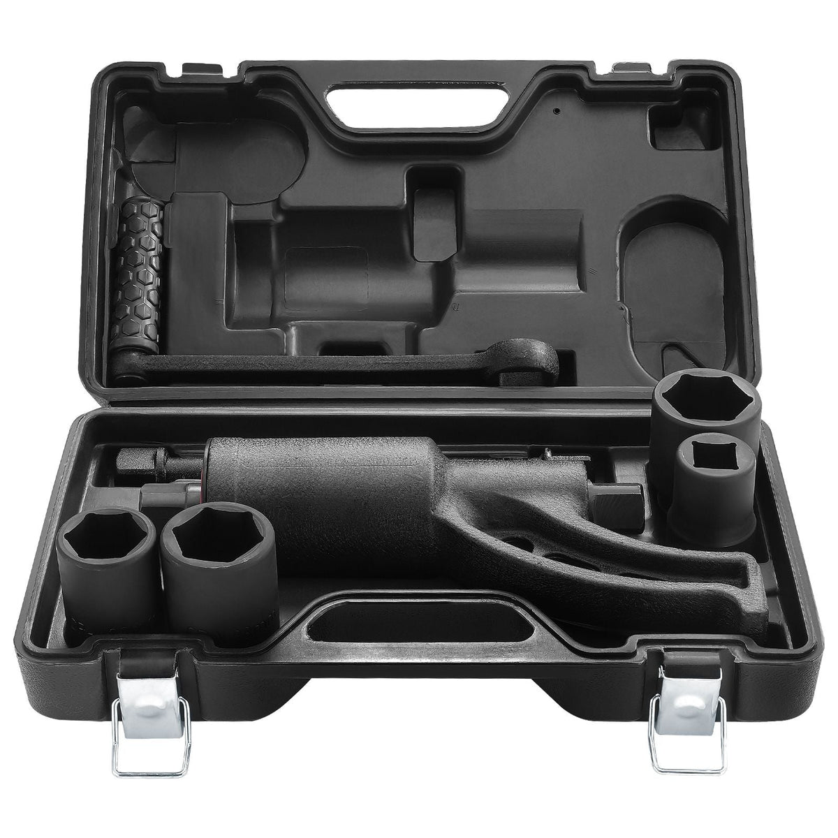 Torque Multiplier, Heavy Duty Torque Multiplier Wrench Set, 1 Inch Drive Lug Nut Wrench Torque Multiplier, 1:58 4800N.m Lug Nut Remover, with 4 Sockets and Storage Case for Truck Trailer RV