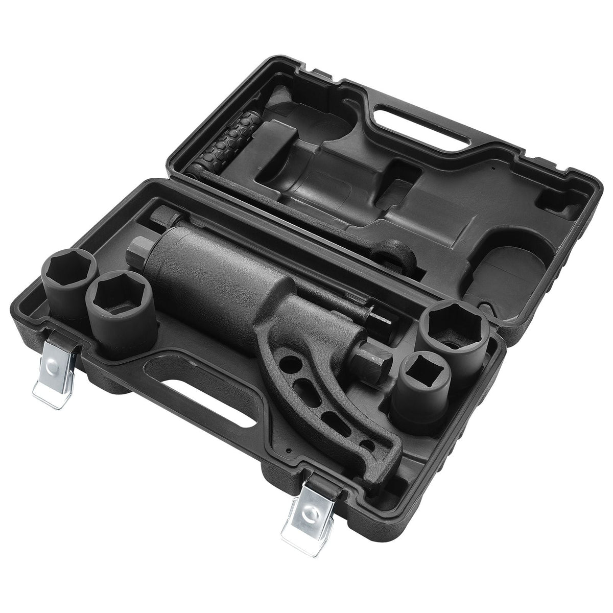 Torque Multiplier, Heavy Duty Torque Multiplier Wrench Set, 1 Inch Drive Lug Nut Wrench Torque Multiplier, 1:58 4800N.m Lug Nut Remover, with 4 Sockets and Storage Case for Truck Trailer RV