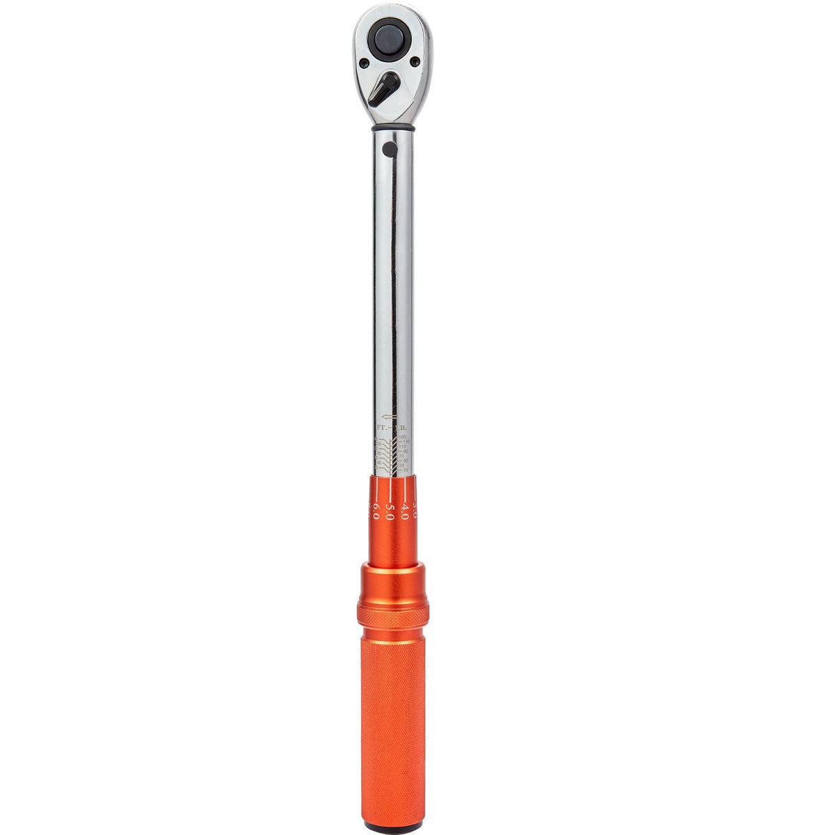 Torque Wrench, 10-150ft.lb/14-204n.m 1/2-inch Drive Click Torque Wrench, Dual-Direction Adjustable Torque Wrench Set, Mechanical Dual Range Scales Torque Wrench Kit with Adapters Extension Rod