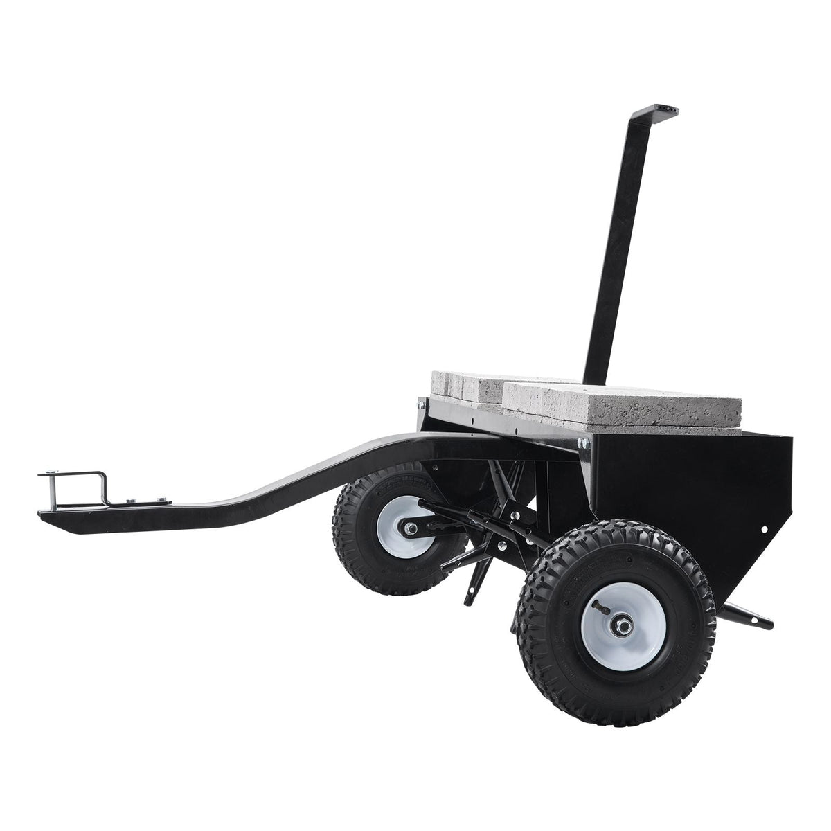 Tow Behind Plug Aerator, 40-Inch Tow Behind Lawn Plug Aerator with Universal Hitch, Pull Behind Aerator with Iron Spikes Alternately Arranged, Lawn Aerator Tow Behind for Gardens, Lawns, Farms