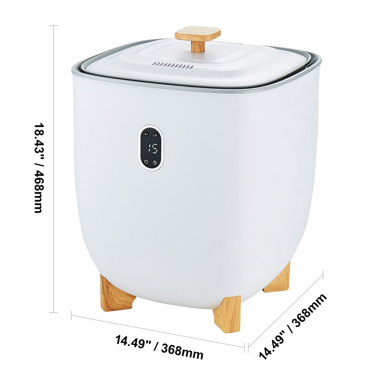 Towel Warmers for Bathroom, 25 L Towel Warmer Bucket with Auto Shut Off for Spa Fits up to 5 Oversized Bath Towels, Blankets, Clothes, Bathrobes, PJ's and More