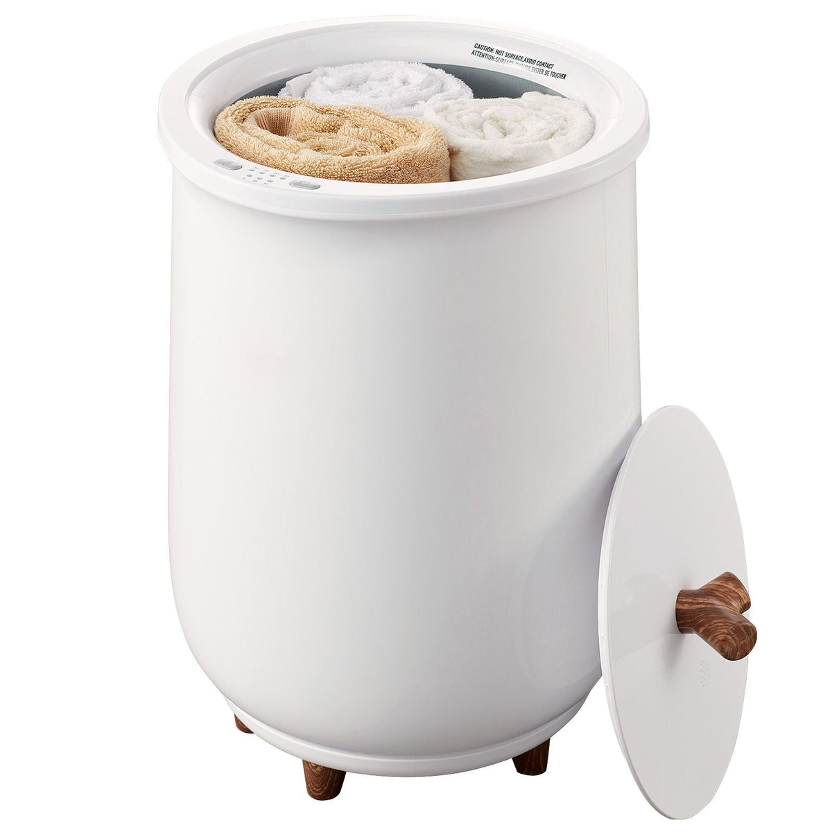 Towel Warmers for Bathroom, Towel Warmer Bucket Auto Shut Off for Spa Fits up to 3 Oversized Bath Towels, Blankets, Clothes, Bathrobes, PJ's and More