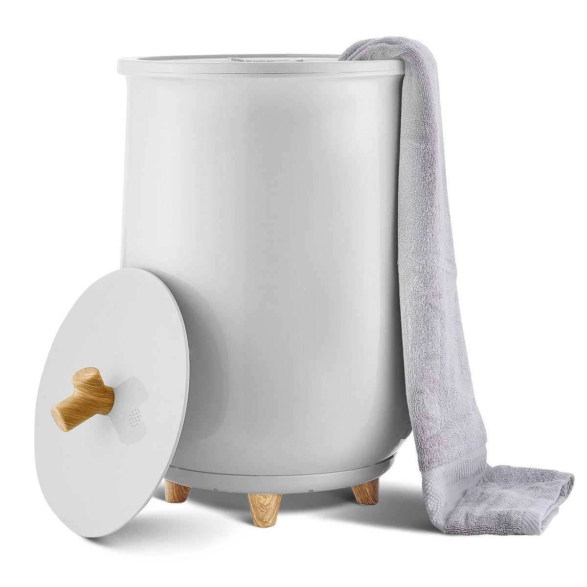 Towel Warmers for Bathroom, Towel Warmer Bucket Auto Shut Off for Spa Fits up to 3 Oversized Bath Towels, Blankets, Clothes, Bathrobes, PJ's and More