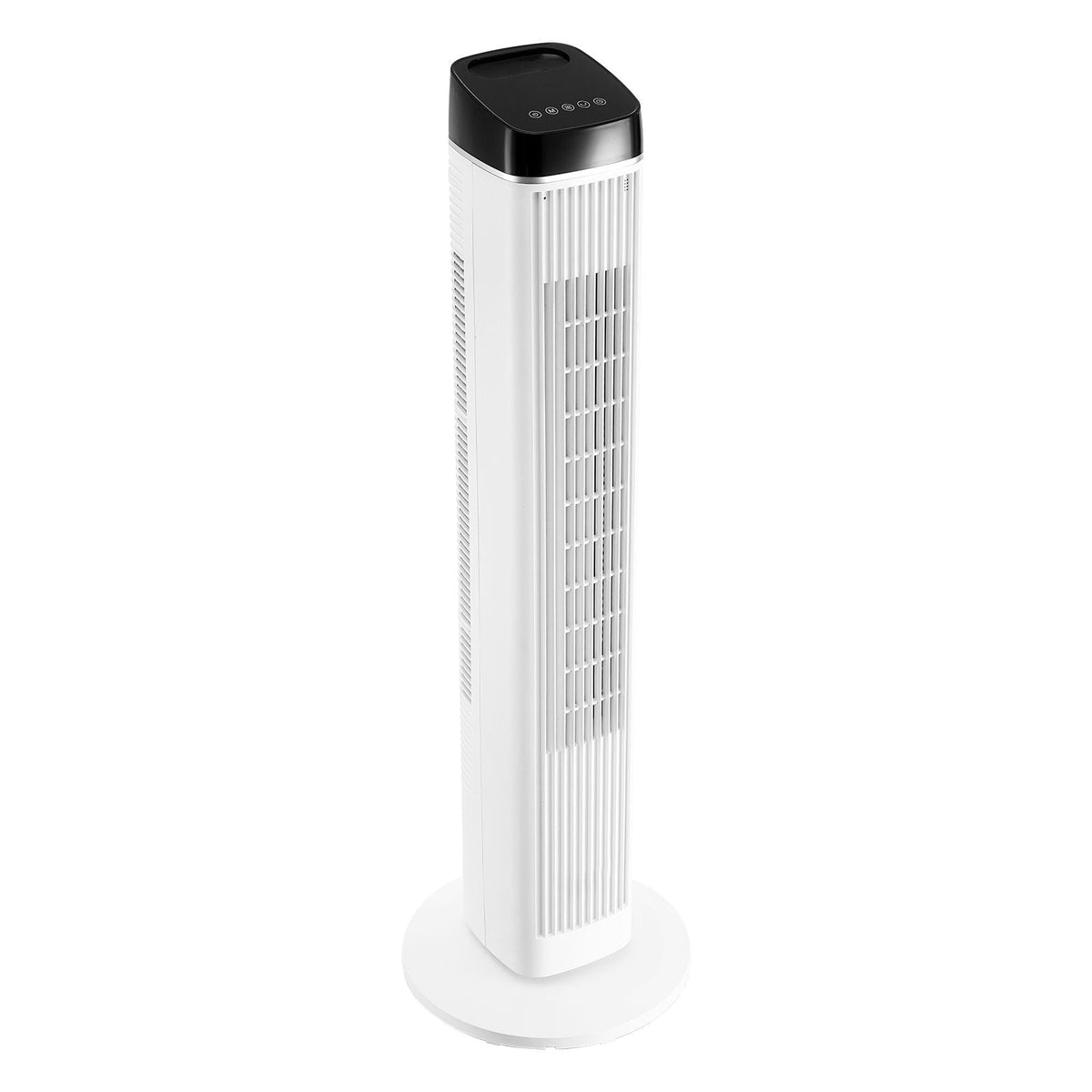 Tower Fan, 22 ft/s Velocity Quiet Floor Fan, 70° Oscillating Fans for Indoors with 3 Speeds, 4 Modes, 12H Timer, Portable Standing Bladeless Fan with Remote Control for Bedroom, Office, Home