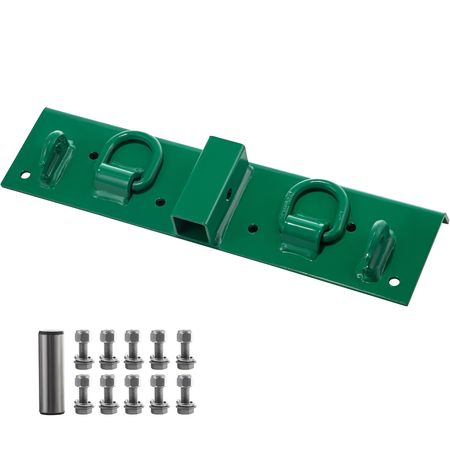 Tractor Bolt on Hooks, 1/4\" Compact Bolt on Grab Hooks, Max 4700LBS G70 Forged Bolt on Hooks for Tractor Bucket with 1/2\" Shackles, Work Well for Tractor Bucket, RV, UTV, Truck Hardware Includ