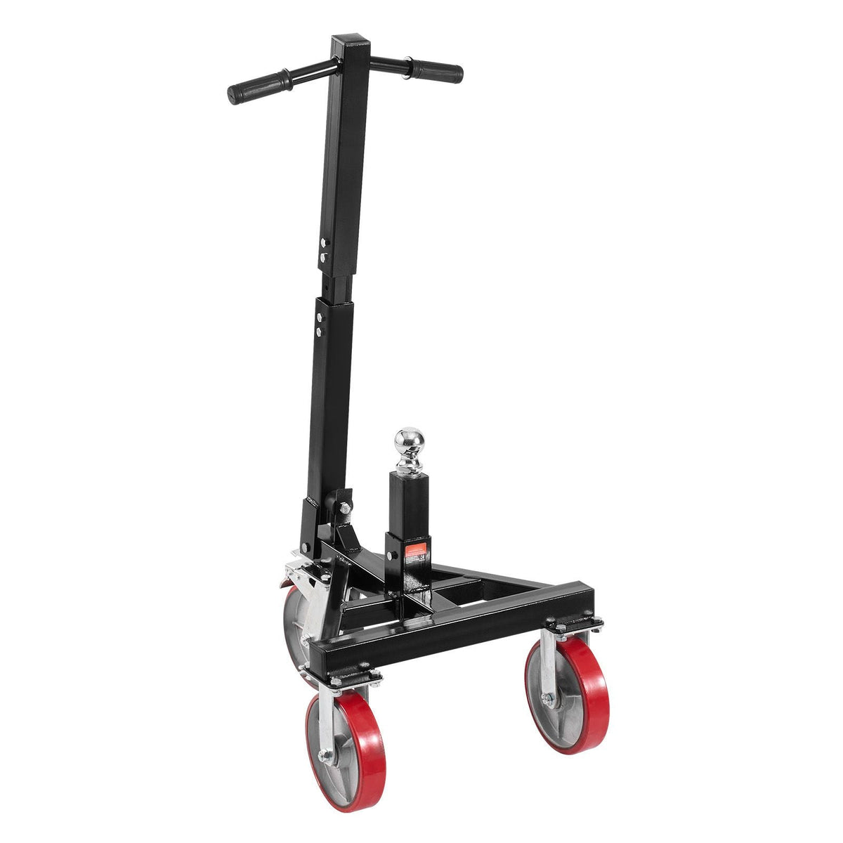 Trailer Dolly, 3500lbs Tongue Weight Capacity, 18 inch and 22 inch Height Adjustable Trailer Dolly, with 2 inch Hitch Ball, Adjustable Handle Length, 8-inch Swivel Wheels, for Moving RV Trailer