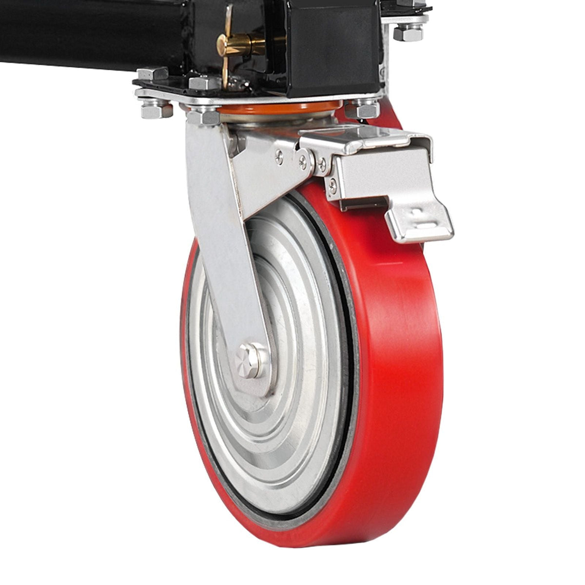 Trailer Dolly, 3500lbs Tongue Weight Capacity, 18 inch and 22 inch Height Adjustable Trailer Dolly, with 2 inch Hitch Ball, Adjustable Handle Length, 8-inch Swivel Wheels, for Moving RV Trailer