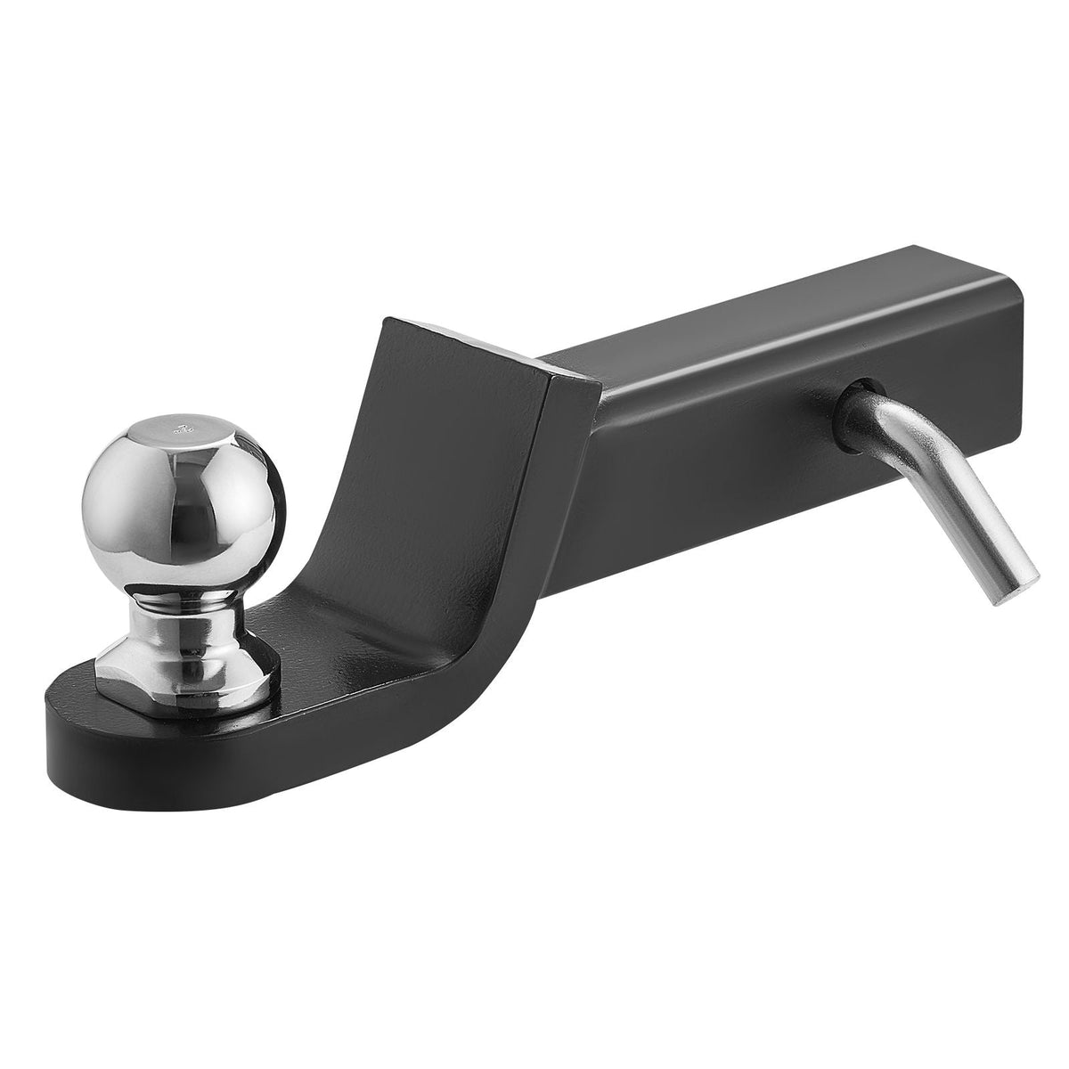 Trailer Hitch, Fits 2 Inches Receiver, Trailer Hitch Ball Mount with 2 Inches Ball and Pin, 7500 lbs Capacity Ball Hitch, 2 Inches Drop, Tow Hitch for Heavy Duty Truck with Carbon Steel, Black