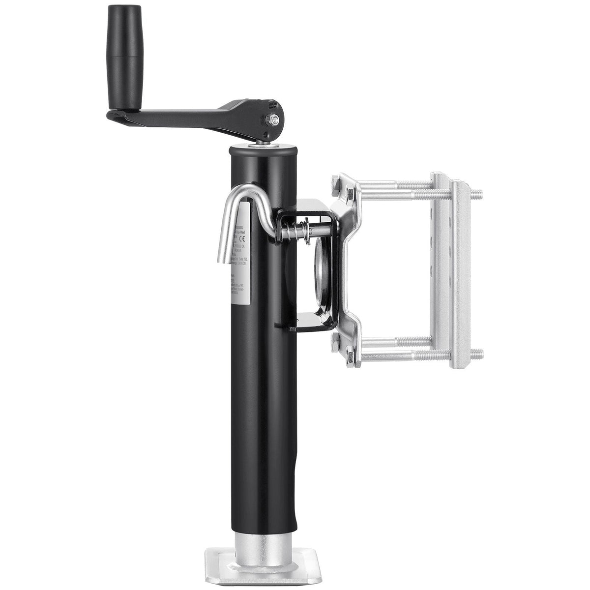 Trailer Jack, 2000 lbs Dynamic Load Capacity, Heavy Duty Swivel Bolt-on Trailer Jack, 10" Lift Trailer Jack Stand with Handle for RV Trailer, Horse Trailer, Utility Trailer, and Yacht Trailer