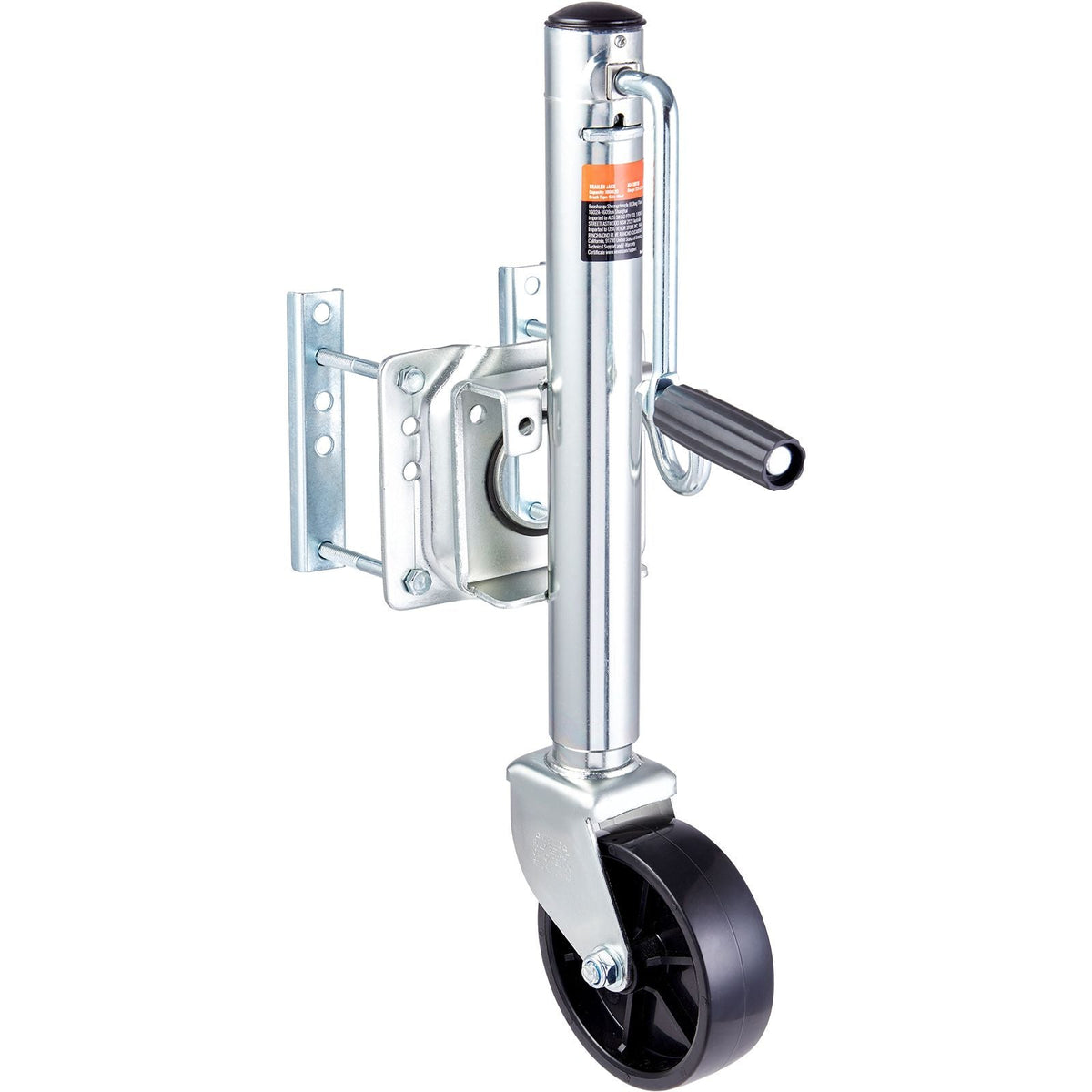 Trailer Jack, Boat Trailer Jack 32.8 in, Bolt-on Trailer Tongue Jack Weight Capacity 1000 lb, with PP Wheel and Handle for lifting RV Trailer, Horse Trailer, Utility Trailer, Yacht Trailer