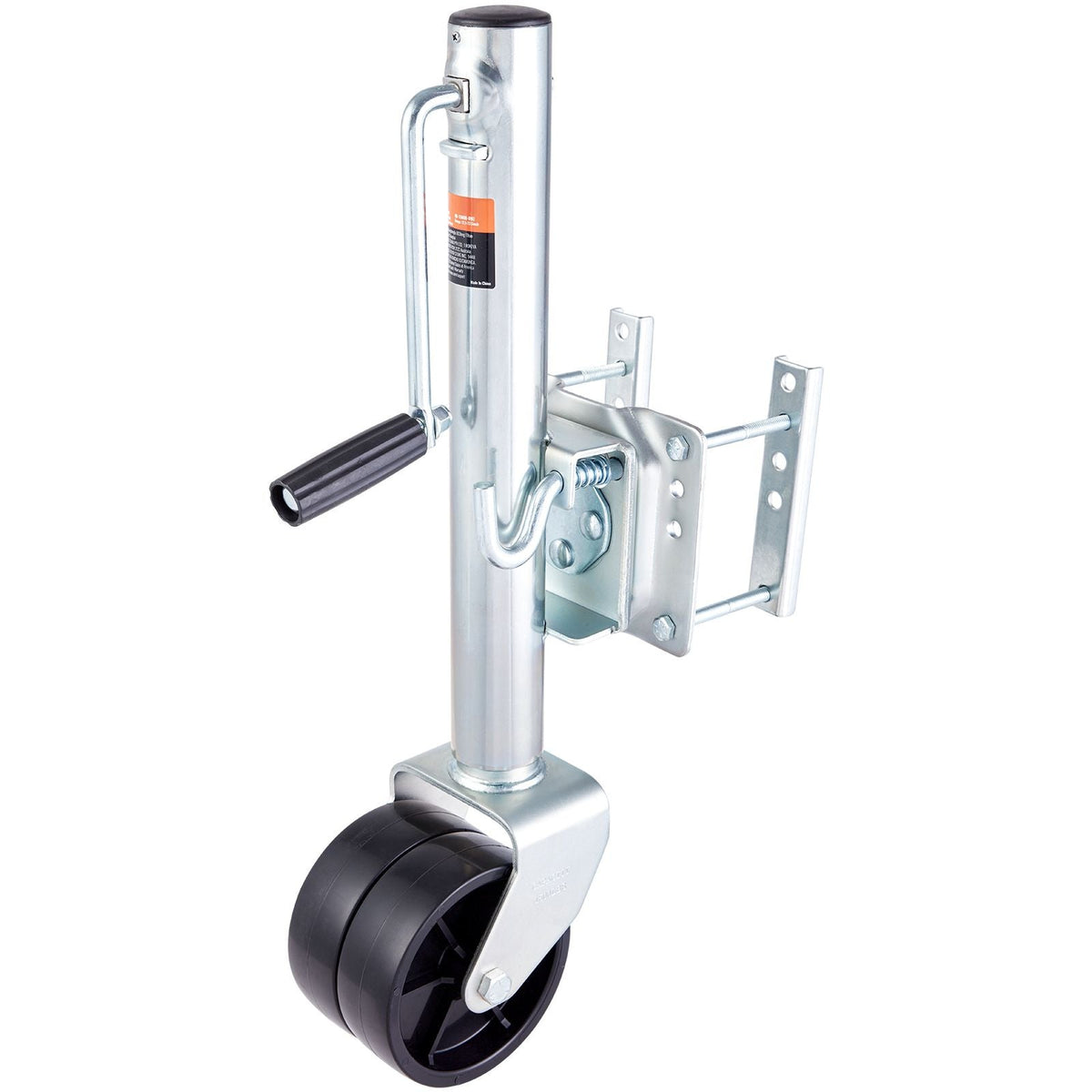 Trailer Jack, Boat Trailer Jack 35.3 in, Bolt-on Trailer Tongue Jack Weight Capacity 1500 lb, with PP Wheels and Handle for lifting RV Trailer, Horse Trailer, Utility Trailer, Yacht Trailer