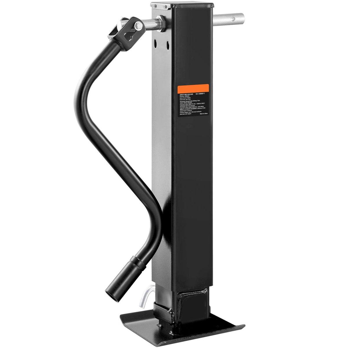 Trailer Jack, Trailer Tongue Jack Welding-on 12000 lb Weight Capacity, Trailer Jack Stand with Handle for lifting RV Trailer, Horse Trailer, Utility Trailer, Yacht Trailer
