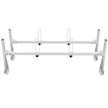 Trailer Ladder Rack, 59" Adjustable Roof Rack, 2 Crossbars Van Roof Ladder Rack, 600 lbs Capacity Steel Van Ladder Rack, Fit for Chevrolet Express 1500 2500 3500/ Ford E150 E250 E350/ GMC Savana