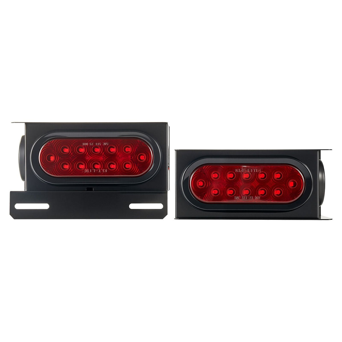 Trailer Lights, 10-30V LED Trailer Tail Lights Kit with Stop Brake Turn Tail Clearance (Side) Lamp, Left and Right Waterproof Tow Lighting Kit for Boat Truck Camper RV Snowmobile Bus Caravan