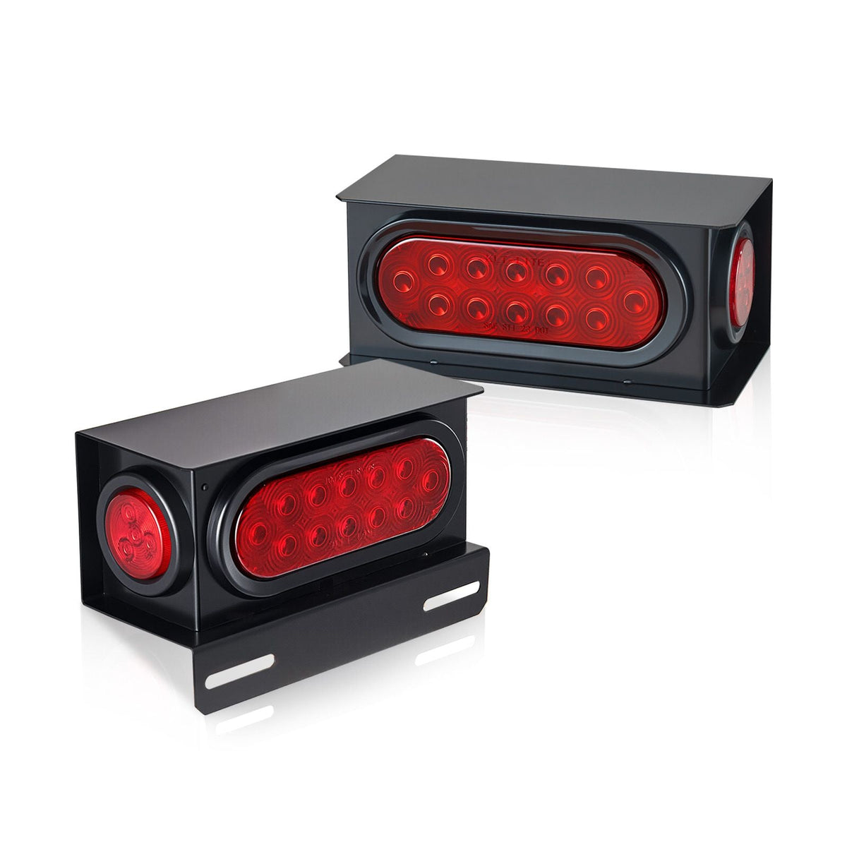 Trailer Lights, 10-30V LED Trailer Tail Lights Kit with Stop Brake Turn Tail Clearance (Side) Lamp, Left and Right Waterproof Tow Lighting Kit for Boat Truck Camper RV Snowmobile Bus Caravan
