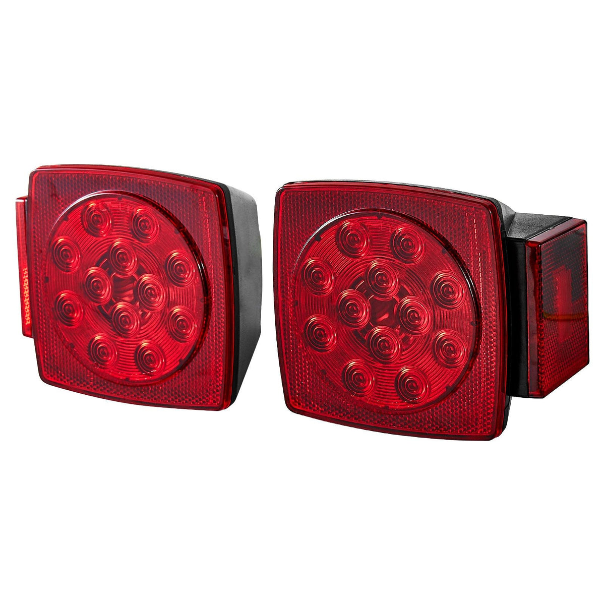 Trailer Lights, 12V LED Trailer Tail Lights Kit with Stop Brake Turn Tail License Plate Clearance Lamp, Waterproof Tow Lighting Kit with Wiring Harness for Boat Truck Camper RV Snowmobile Bus