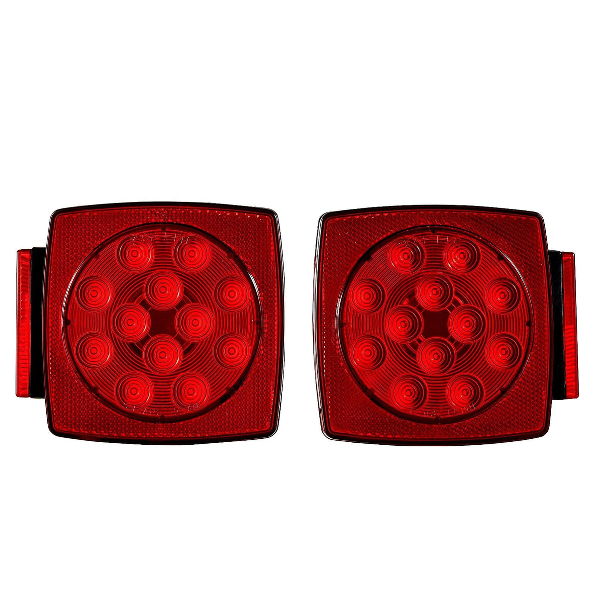Trailer Lights, 12V LED Trailer Tail Lights Kit with Stop Brake Turn Tail License Plate Clearance Lamp, Waterproof Tow Lighting Kit with Wiring Harness for Boat Truck Camper RV Snowmobile Bus