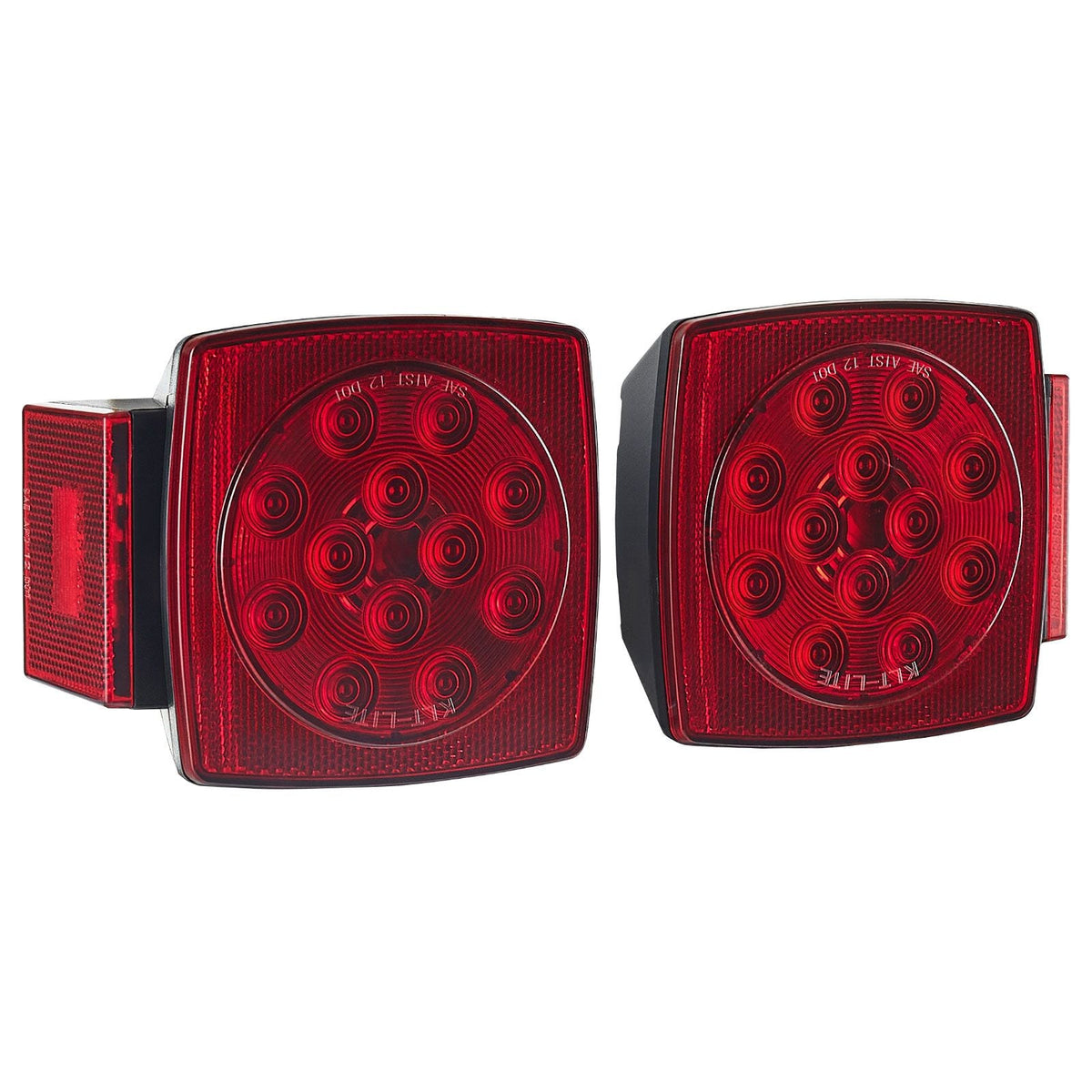 Trailer Lights, 12V LED Trailer Tail Lights Kit with Stop Brake Turn Tail License Plate Clearance Lamp, Waterproof Tow Lighting Kit with Wiring Harness for Boat Truck Camper RV Snowmobile Bus