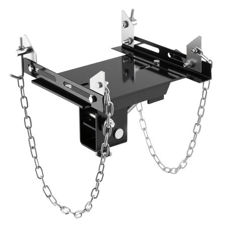 Transmission Jack Adapter, 1100 lbs / 0.5 Ton Load Capacity Automotive Transmission Lift Adapter, Heavy-Duty Steel, for Floor Jack with 1-1/5 in Detachable Saddle Shaft, for Garage, Repair Shop