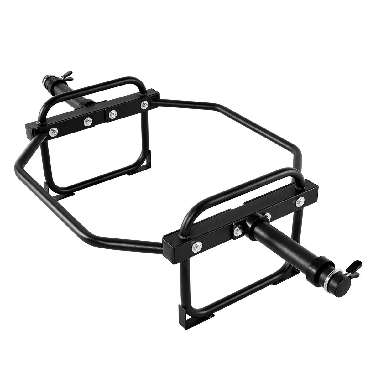 Trap Bar Hex Bar, 2-Inch Hex Barbell, 500 LBS Capacity Shrug Bars, Weightlifting and Strength Training Equipment, Home Gym for Squats, Deadlifts, Shoulder Presses, Black