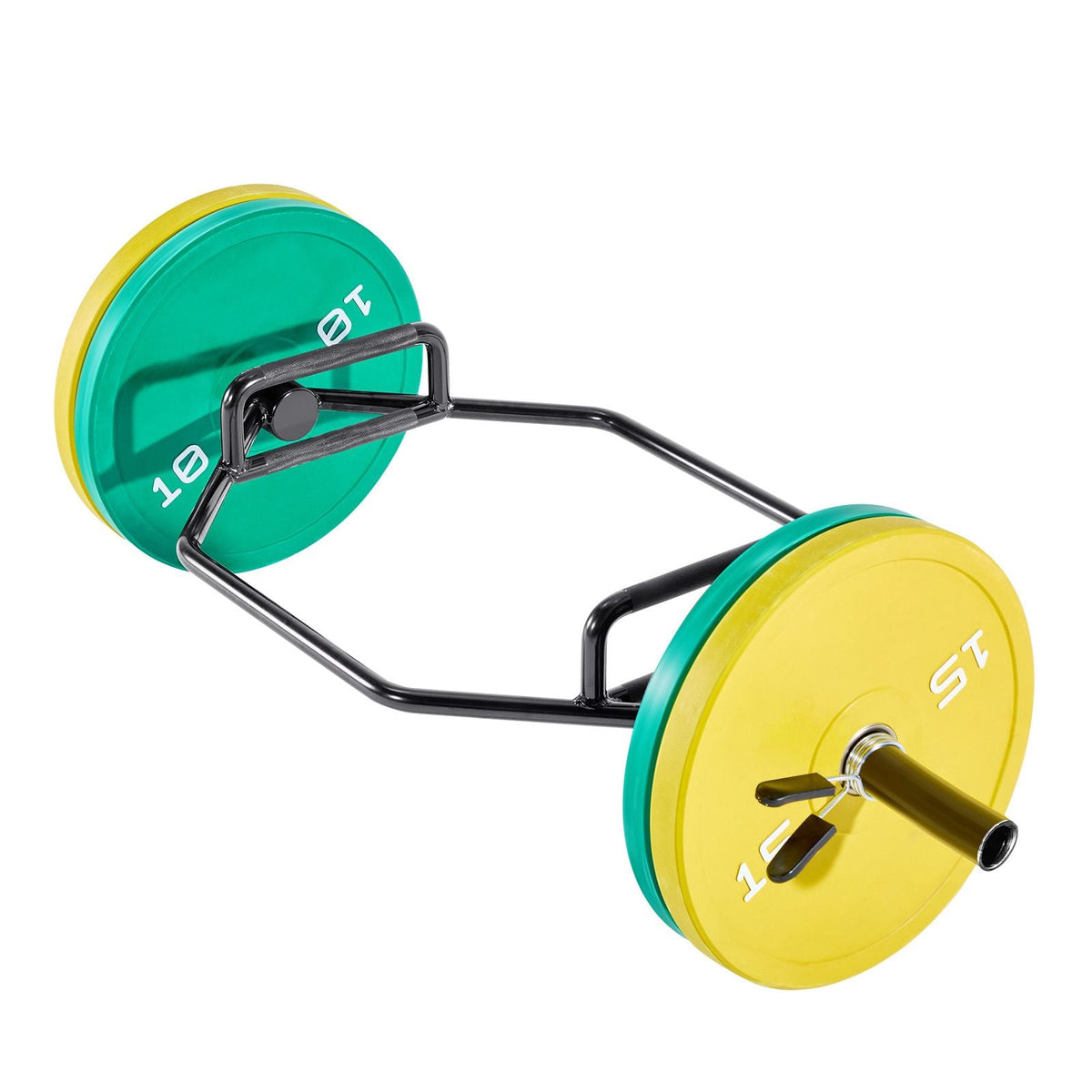Trap Bar Hex Bar, 2-Inch Hex Barbell, 800 LBS Capacity Shrug Bars with Knurled Grips, Weightlifting and Strength Training Equipment, Home Gym for Squats, Deadlifts, Shoulder Presses, Black