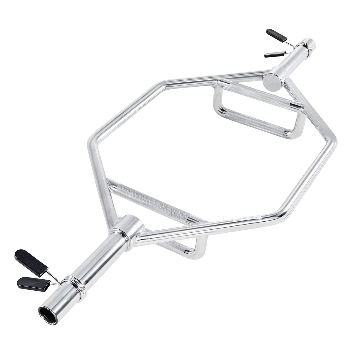 Trap Bar Hex Bar, 2-Inch Hex Barbell, 800 LBS Capacity Shrug Bars with Knurled Grips, Weightlifting and Strength Training Equipment, Home Gym for Squats, Deadlifts, Shoulder Presses, Silver