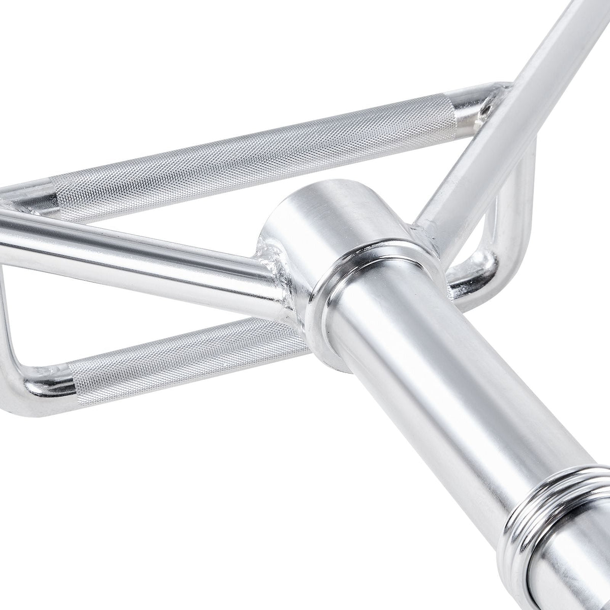 Trap Bar Hex Bar, 2-Inch Hex Barbell, 800 LBS Capacity Shrug Bars with Knurled Grips, Weightlifting and Strength Training Equipment, Home Gym for Squats, Deadlifts, Shoulder Presses, Silver