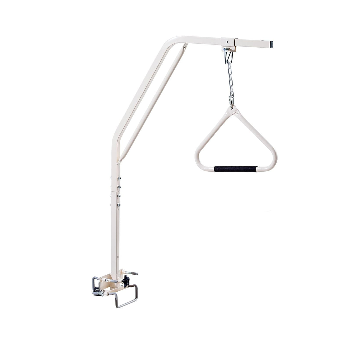 Trapeze Bar for Bed Mobility, Medical Bed Trapeze with Clamps & Metal Chain, 250LBS Weight Capacity Bed Pull Up Assist for Elderly & Disabled, Ideal for Home Care, Hospitals, Nursing Homes