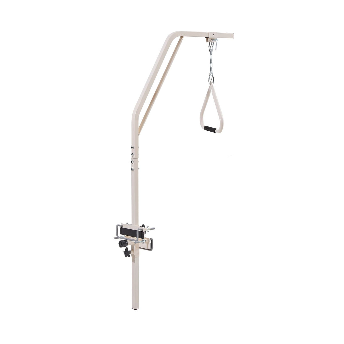 Trapeze Bar for Bed Mobility, Medical Bed Trapeze with Clamps & Metal Chain, 250LBS Weight Capacity Bed Pull Up Assist for Elderly & Disabled, Ideal for Home Care, Hospitals, Nursing Homes