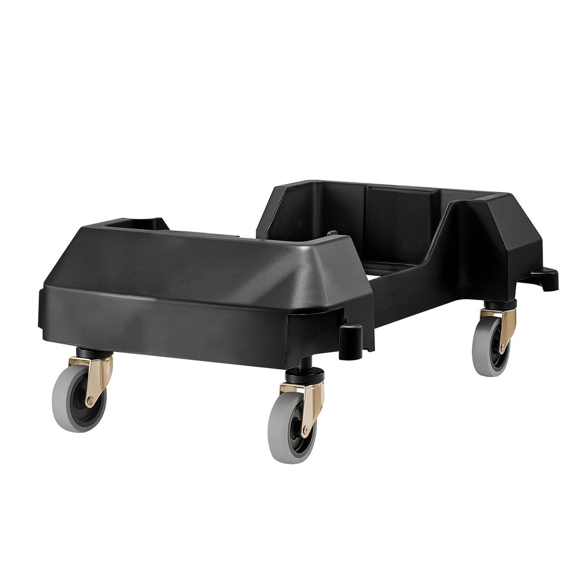Trash Can Dolly, Fit 16/23 Gallon Containers, Slim Trash Can Roller Base with 4 Lockable Wheels, 200lbs Weight Capacity, Heavy Duty Barrel Dolly, Smooth & Quiet Rolling Plastic Bin Dolly