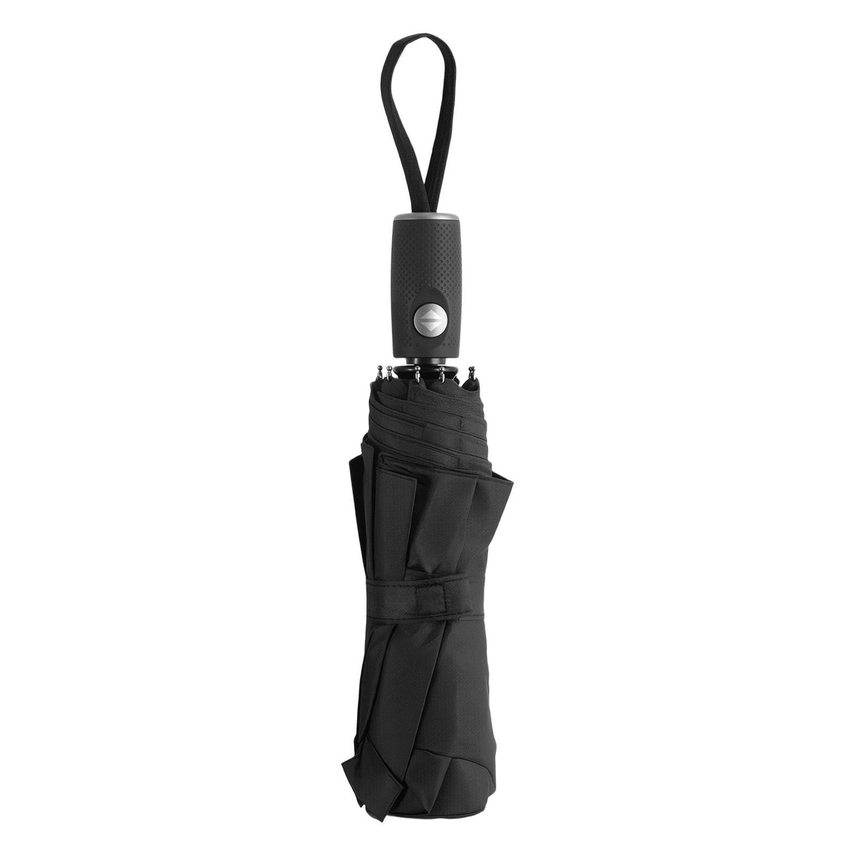 Travel Umbrella, 42 in Portable Compact Umbrellas, Automatic Open-Close Umbrella, Lightweight & Durable with Flexible Fiberglass Ribs, Windproof, Rainproof, and Sun-Blocking Canopy (Black)