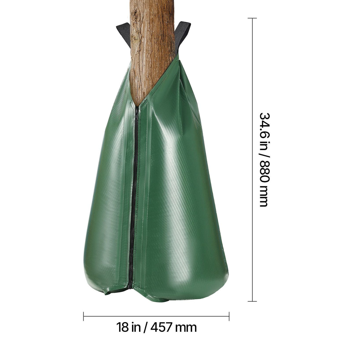 Tree Watering Bag, 25 Packs 20 Gallons Watering Bags for New Trees, 5-9 Hours Slow Release Refillable Tree Drip Irrigation Bags with Zipper, Durable Tree Watering System for Deep Root Targeting