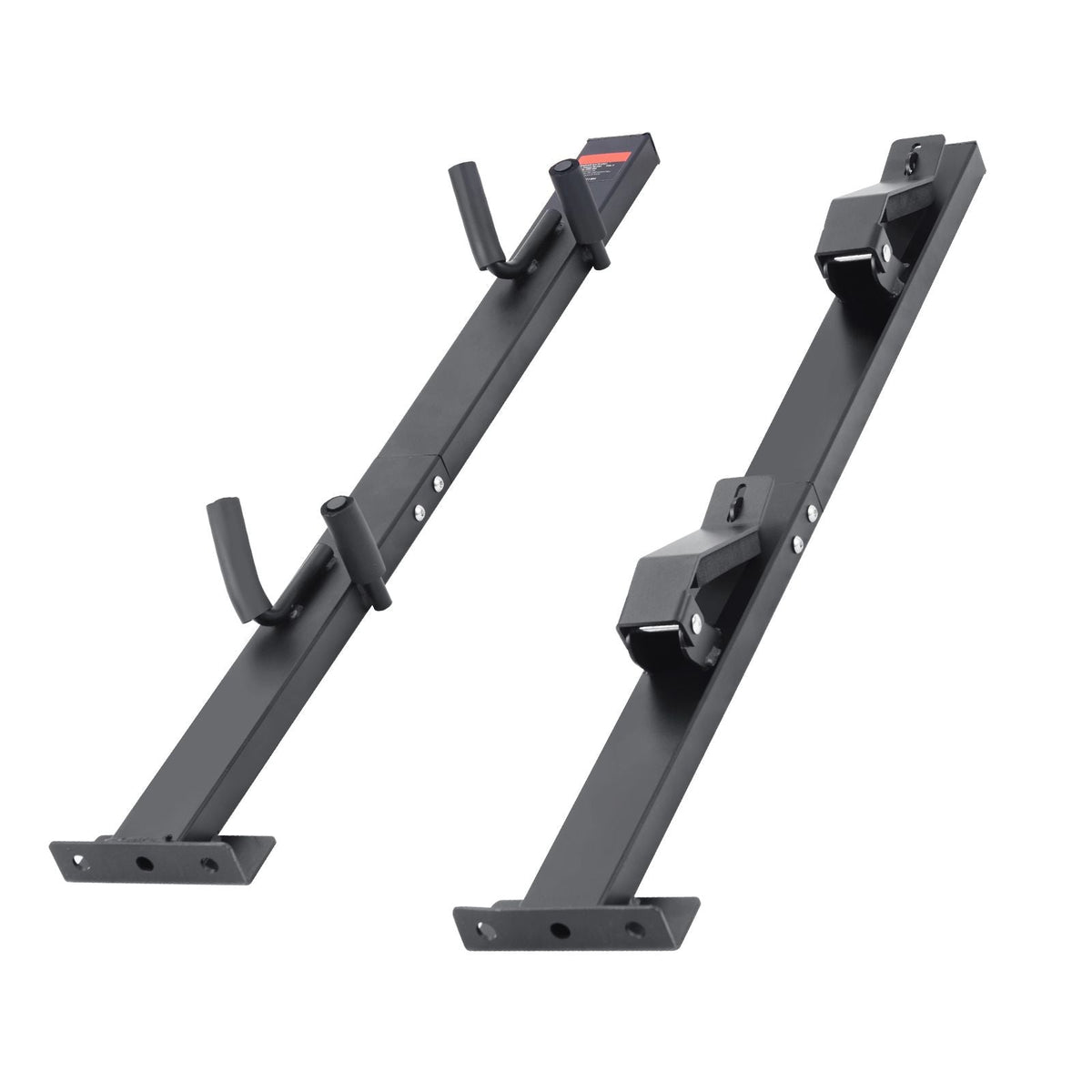 Trimmer Rack, 2 Place Weeder Trimmer Rack, Trim Holder Trailer Rack Carrier with Zinc Alloy Password Lock, Mount On Landscape Truck Trailer Enclosed Trimmer Rack Weed Eater Racks, Pair