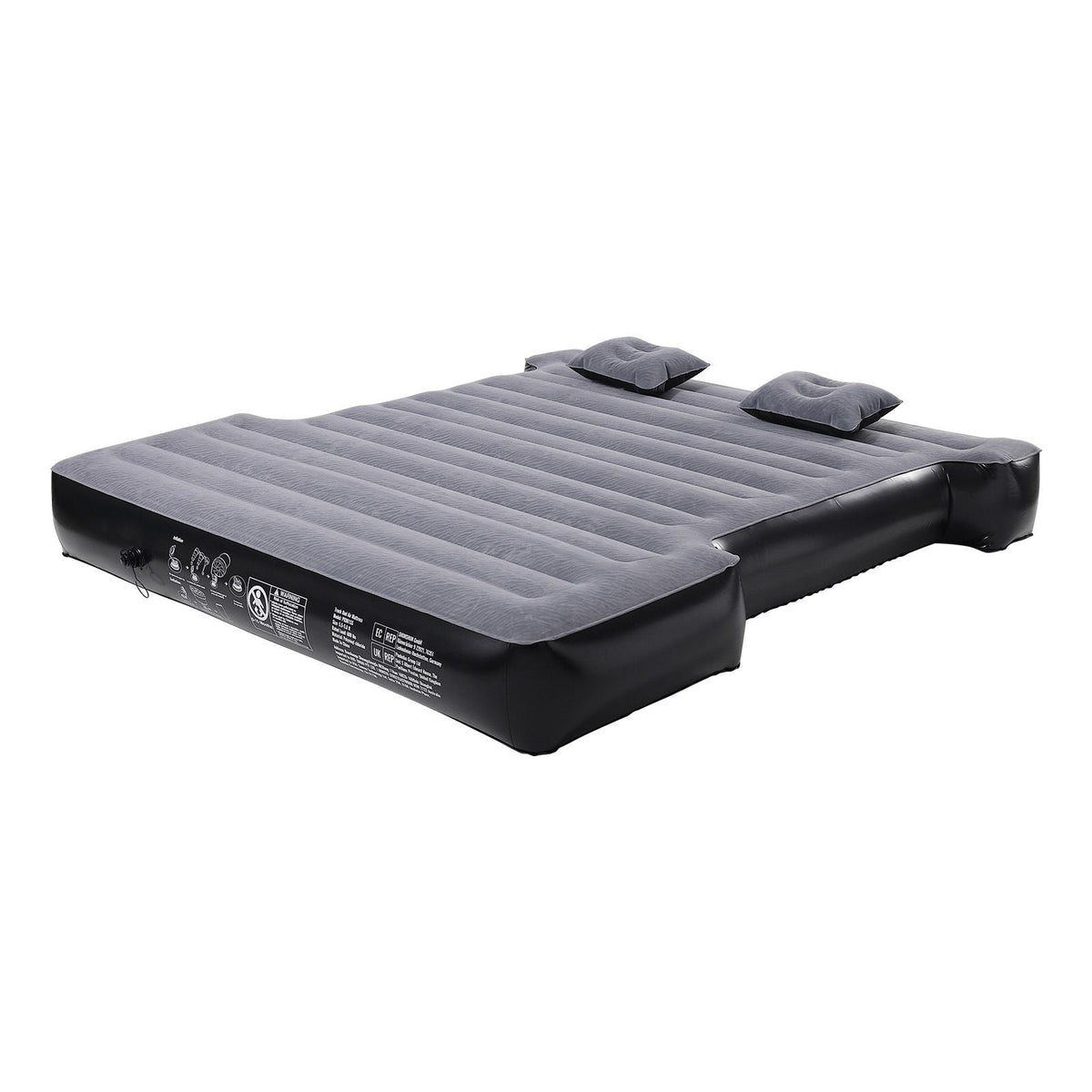Truck Bed Air Mattress, for 5.5-5.8 ft Full Size Short Truck Beds, Inflatable Air Mattress Camping Bed with 12V Air Pump 2 Pillows, Carry Bag, for Silverado, RAM, F Series, Sierra, Titan, Tundra
