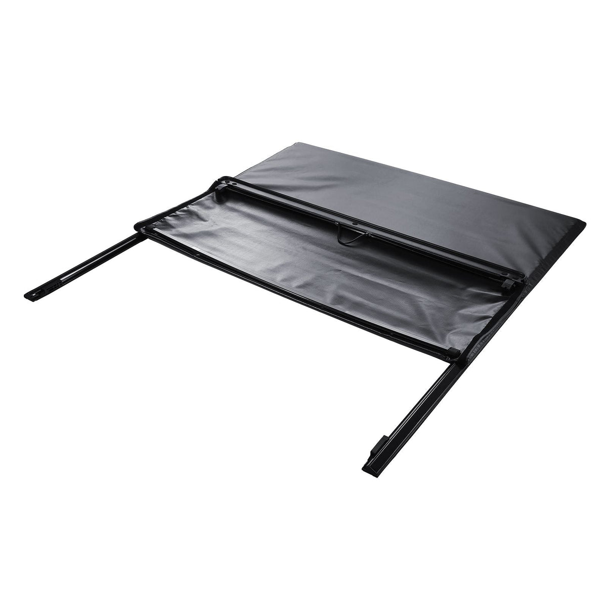 Truck Bed Cover, Roll Up Truck Bed Tonneau Cover, Compatible with 2009-2024 Ford F-150 Styleside Bed, for 5.5 x 5.4 ft Bed, Soft PVC material, 100% Bed Access Roll Up Tonneau Cover
