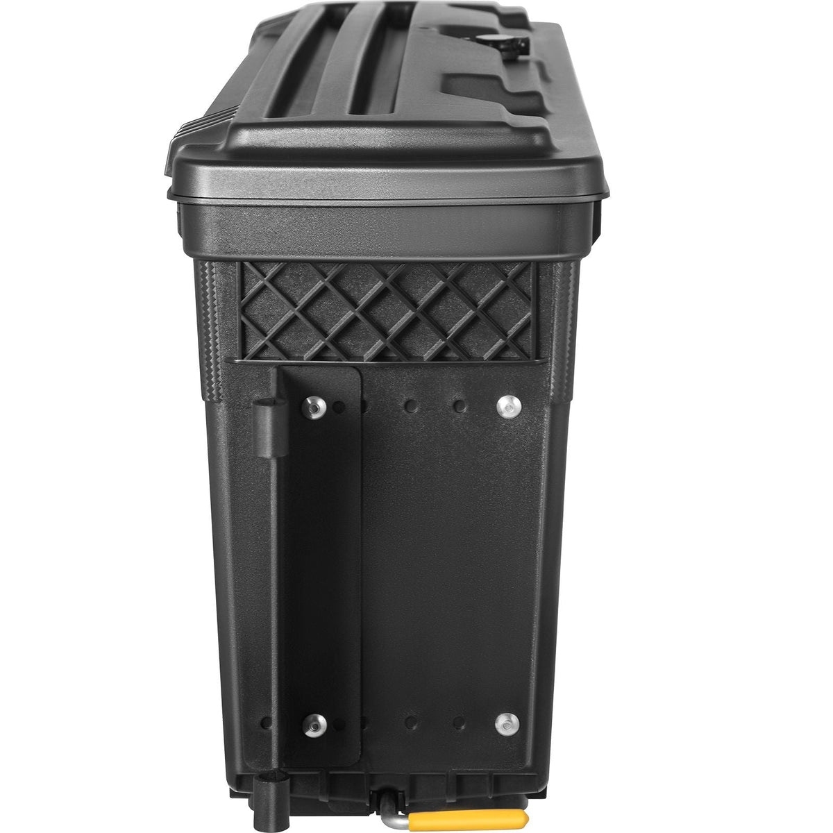 Truck Bed Storage Box, Lockable Lid, Waterproof ABS Wheel Well Tool Box 6.6 Gal/20 L with Password Padlock, Compatible with Dodge Ram 1500 2019-2021, Driver Side, Black