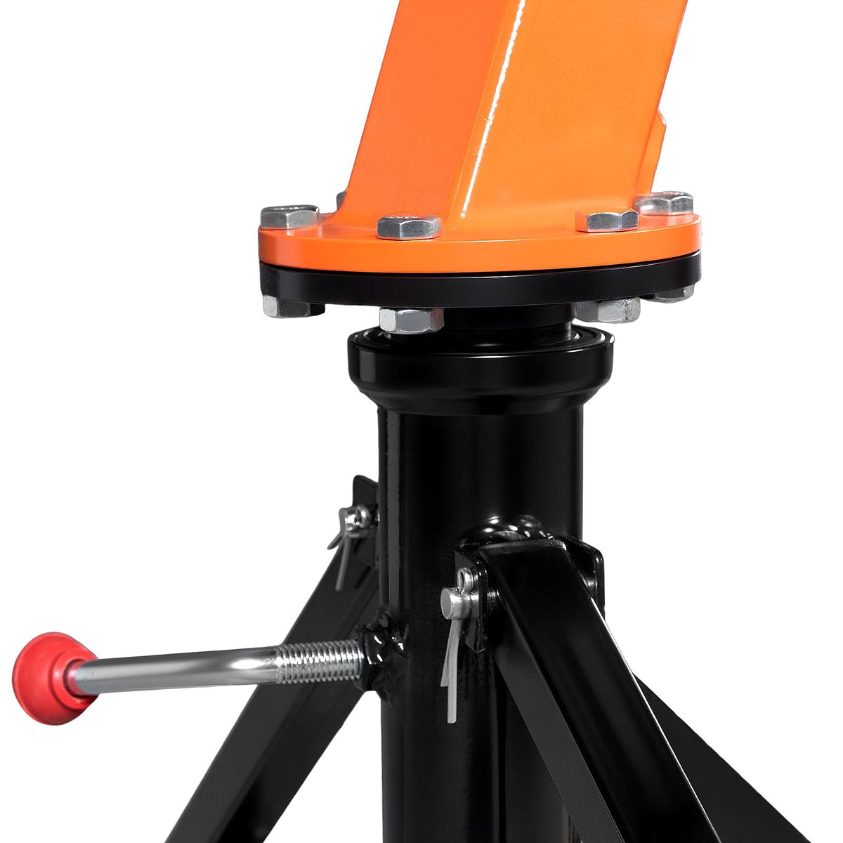 Truck Crane, 1000 lbs Pickup Hitch Crane Trailer Hitch Mounted, Manual Hydraulic with 8T Hydraulic Jack, 360° Rotating Telescopic Boom,Foldable Truck Bed Jib for Machine Lumber Equipment Lifting