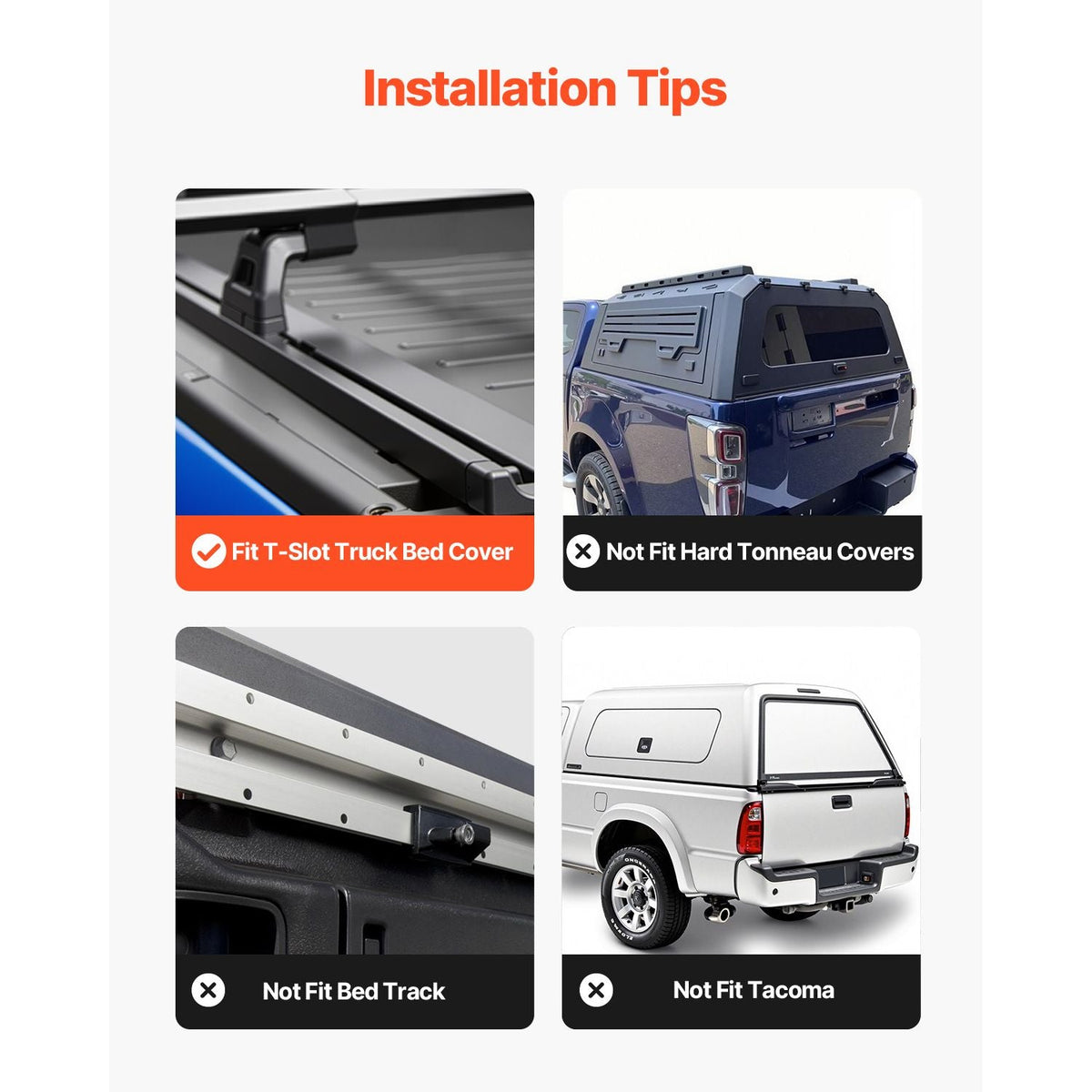 Truck Ladder Rack, 21-31.5 in Height, Adjustable Non-Drilling Aluminum Cargo Rack with Sidebar, 800 lbs Static Capacity, Ideal for Canoes, Surfboards, Ladders, Lumber, Tents, and Large cargo
