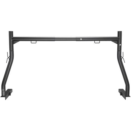Truck Rack, 46-71inch Extendable Truck Ladder Rack, 800 lbs Capacity Steel Ladder Rack for Truck with Non-Drilling J-bolts, Heavy Duty Truck Bed Rack for Kayak, Surfboard, Lumber, Ladder