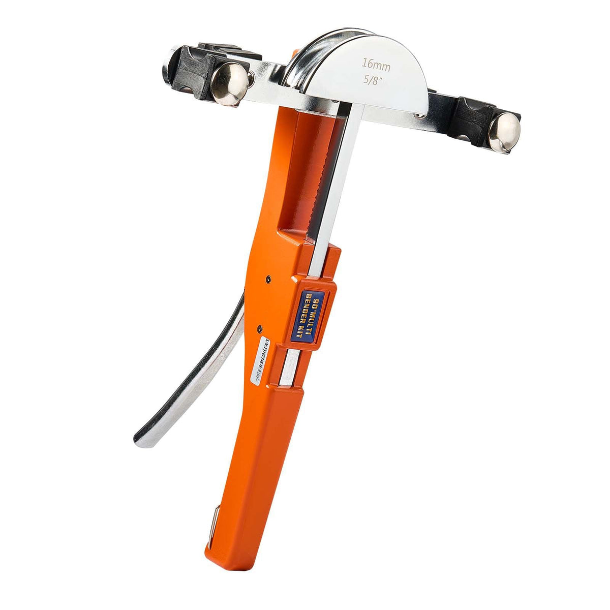 Tubing Bender Kit, 1/4 to 7/8 Inch, Compact Ratcheting Tube Pipe Bender, Ratchet Hand Bending Tool, with 7 Aluminium Alloy Dies, HVAC Tools, for Copper Aluminum HVAC Refrigeration Maintenance
