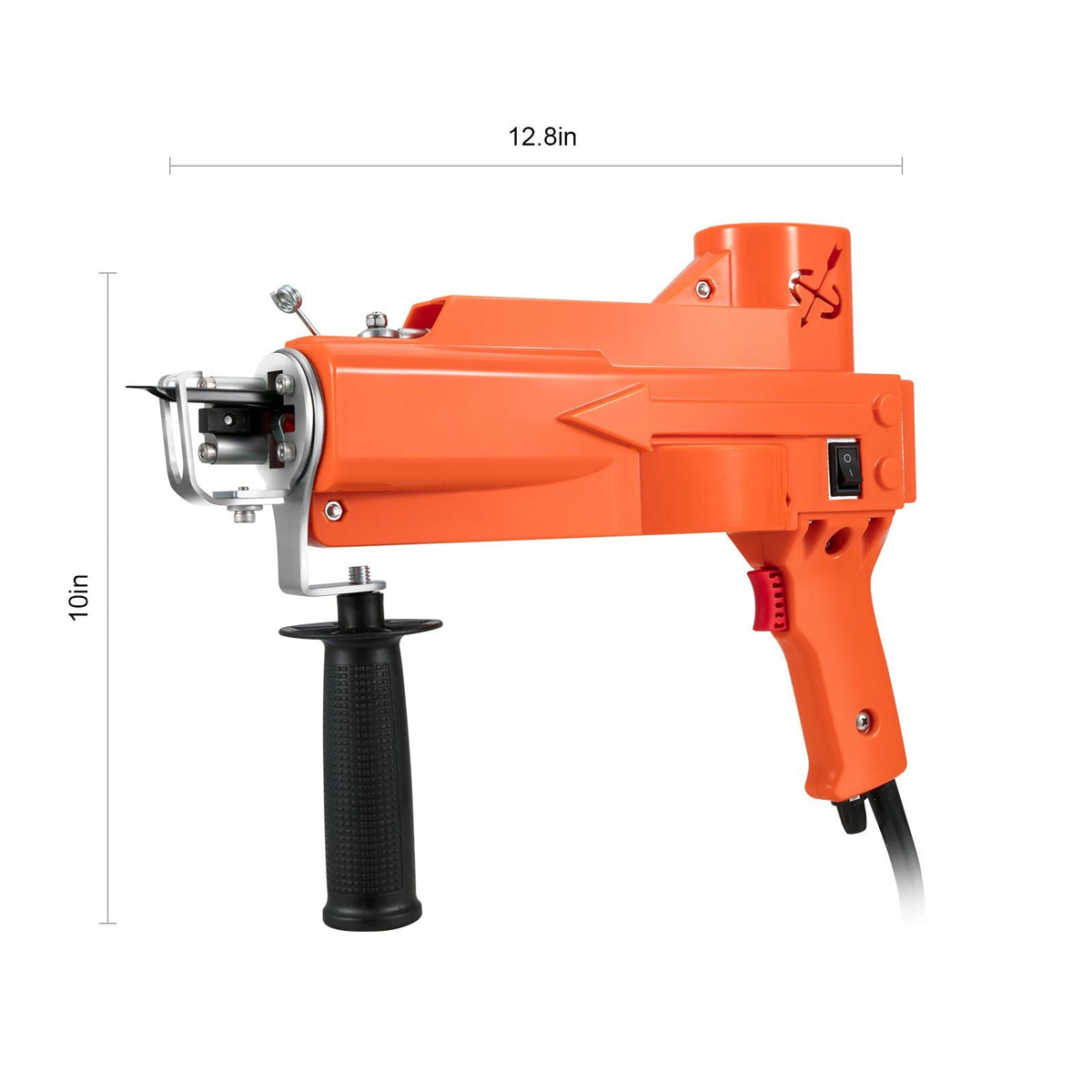 Tufting Gun, 2 in 1 Cut & Loop Pile, Electric Carpet Weaving Flocking Machine, Rug Machines Starter Kit, 7-27 Stitches/sec High Speed Rug Making Tools, 4-25 mm Adjustable Height, 110V