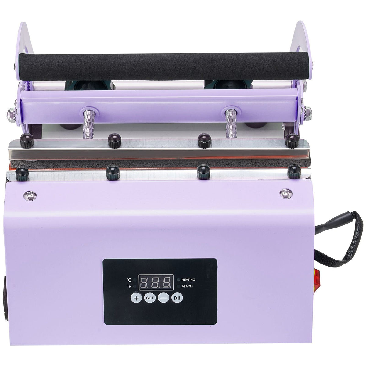 Tumbler Heat Press Machine, 11-30oz Mug Press, Heat Up Fast and Even, Tumbler Press with Sublimation Paper, Tape and Gloves, Temp and Time Setting, for Sublimation Tumblers, Cups, Mugs, Purple