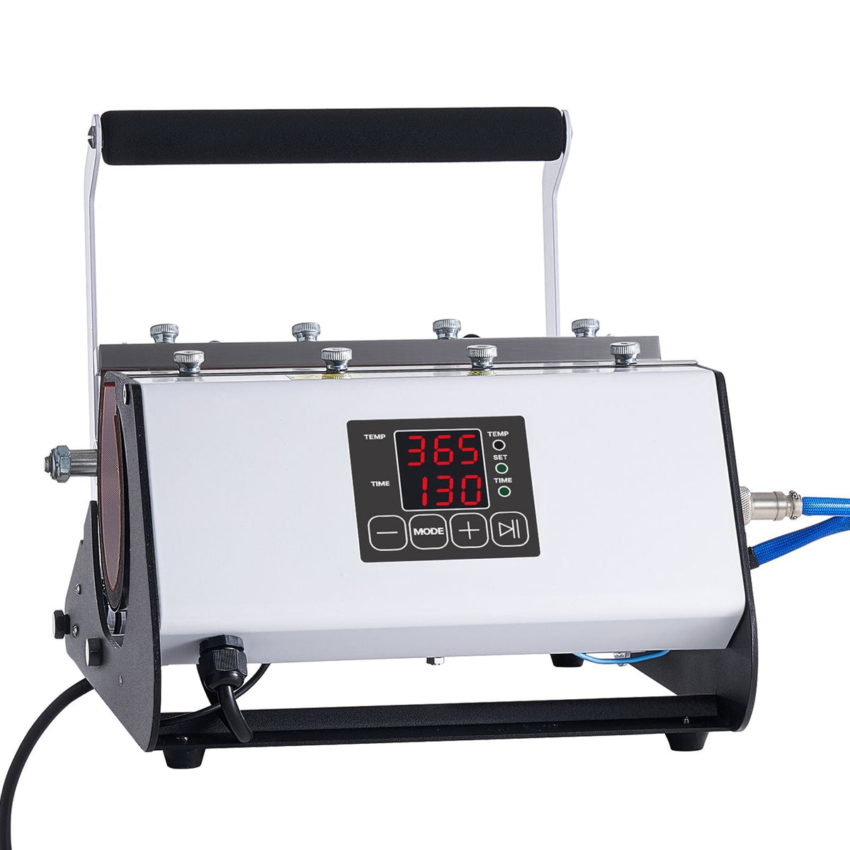 Tumbler Heat Press Machine, 30 oz and 40 oz Mug Press, Fast and Even Heating, with Tape, Gloves, Easy Temp and Time Setting, Heat Transfer for Sublimation Tumblers, Cups, Mugs, Black and White