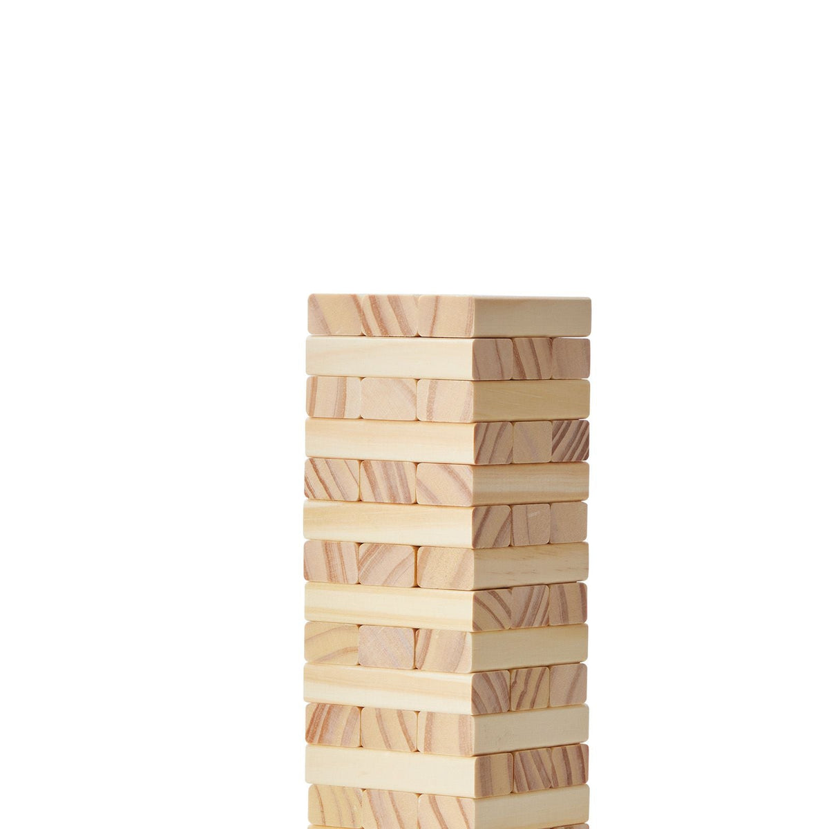 Tumbling Timber Toy, 54 Blocks Tumble Tower Blocks Game, Pine Wood Tumbling Tower Game with Storage Crate, Multiple Ways to Play Wooden Stacking Game, Tumble Tower Family Game for Indoor/Outdoor