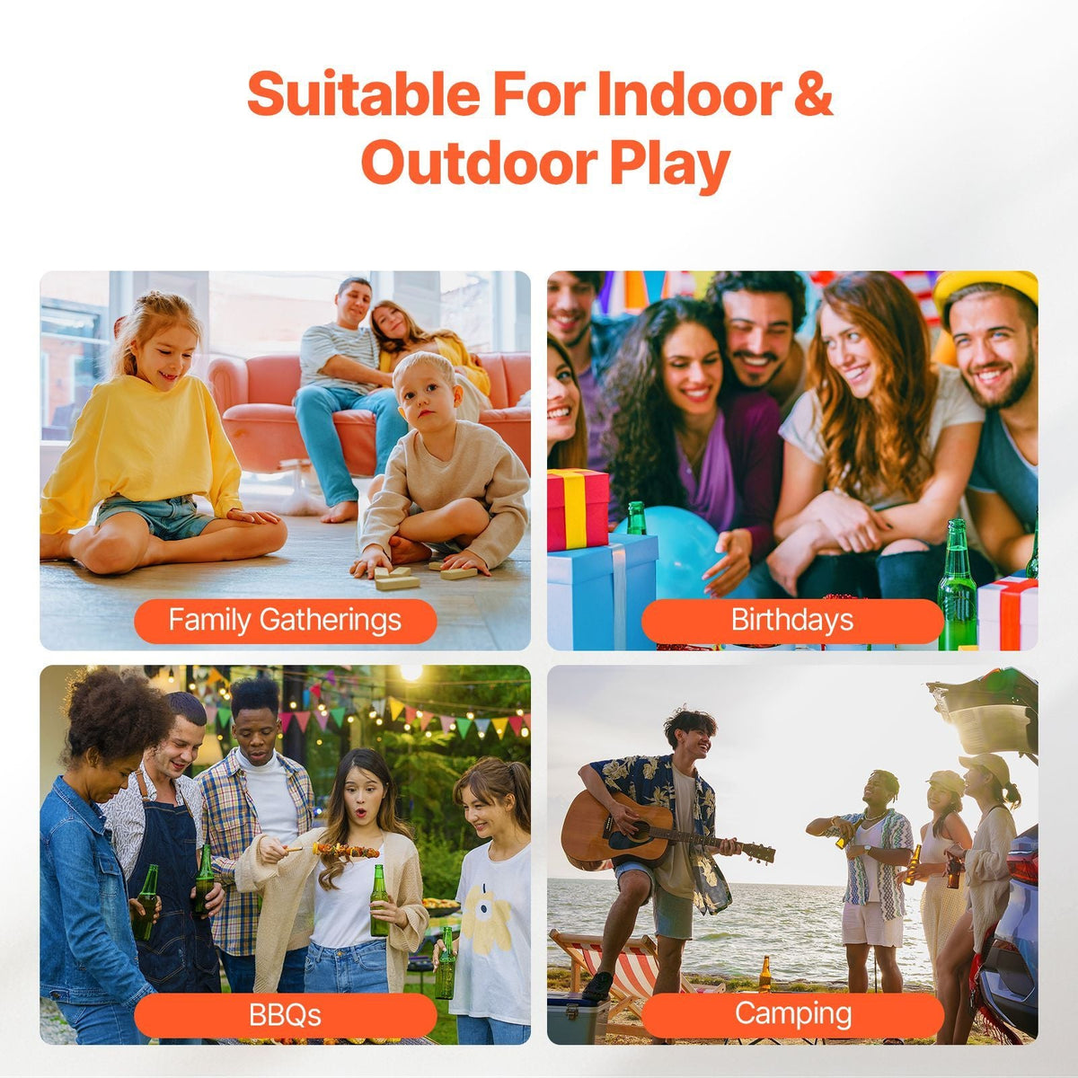 Tumbling Timber Toy, 60 Blocks Giant Tumble Tower Blocks Game, Pine Wood Tumbling Tower Game with Carry Bag and Scoreboard, Wooden Stacking Game, Tumble Tower Family Games for Indoor/Outdoor
