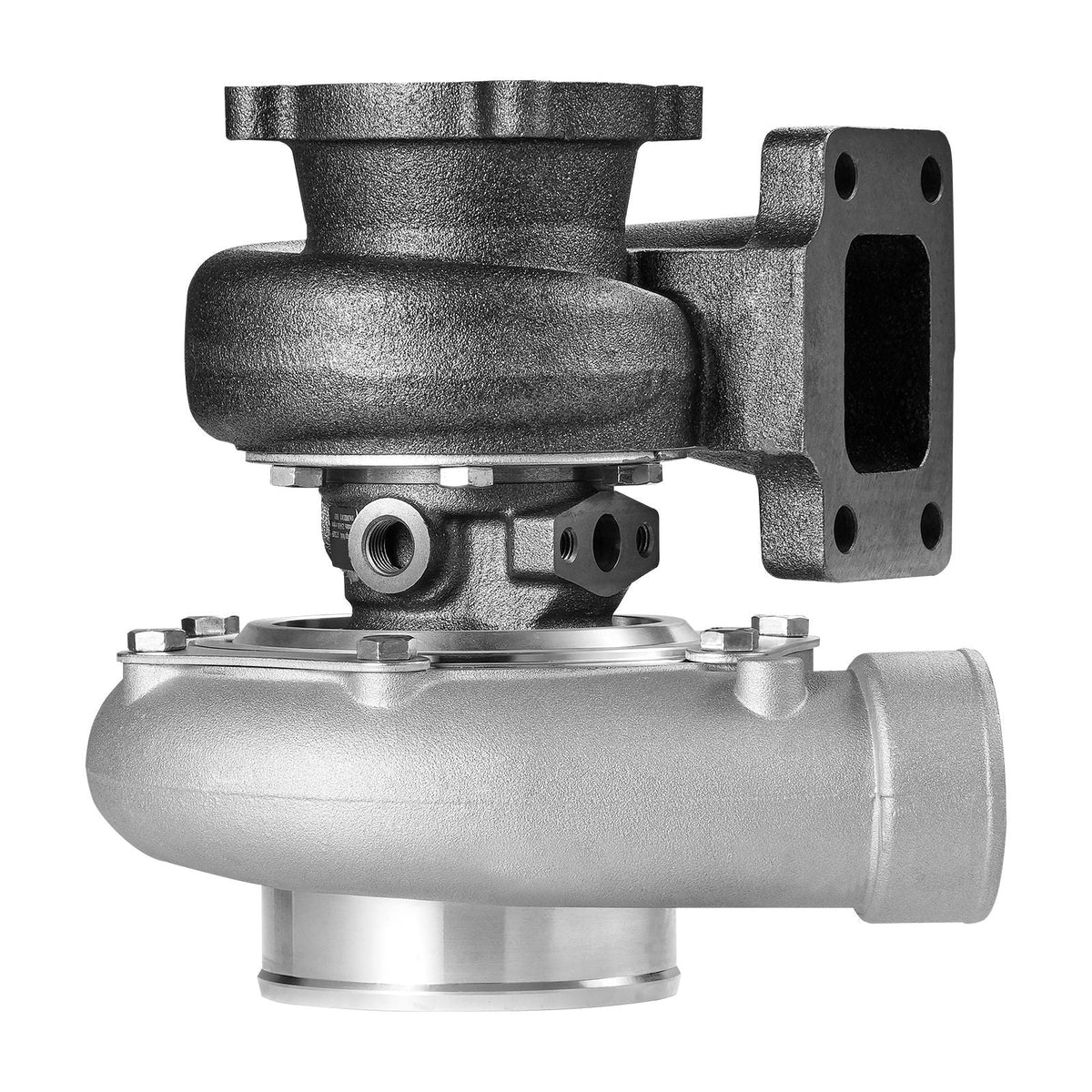 Turbo Turbocharger with Gasket Kit, Turbo Charger Replacement for Car Engines, Compatible with 2.5L-6.0L Engine Displacements, Heat Resistance Engine Turbocharger with K418 Alloy Impeller