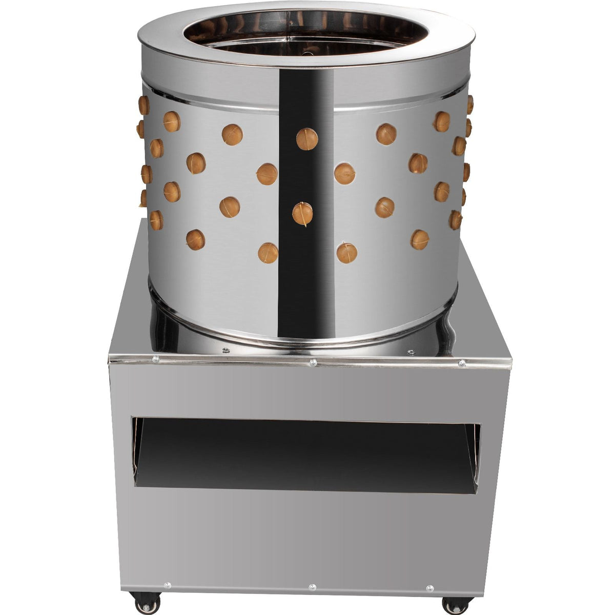 Turkey Chicken Plucker Plucking Machine Poultry De-Feather 50cm Stainless Steel
