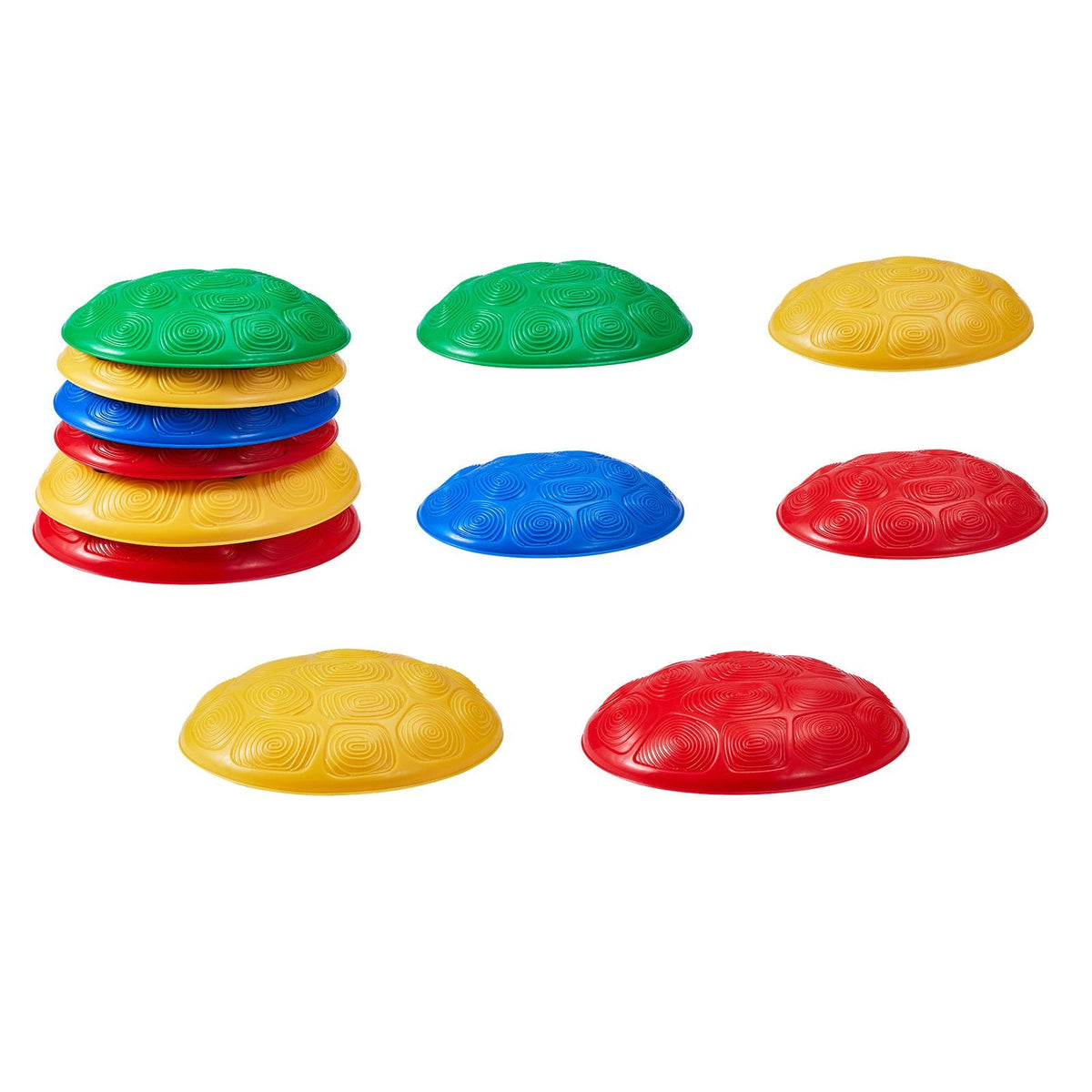 Turtle Balance Stepping Stones, 6 PCS, Up to 220 lbs Kids Turtle Jumping Stones Steps Stones, Toddler Obstacle Course Coordination Game Toys Indoor or Outdoor Play for Children Aged 3 4 5 6 7 8+