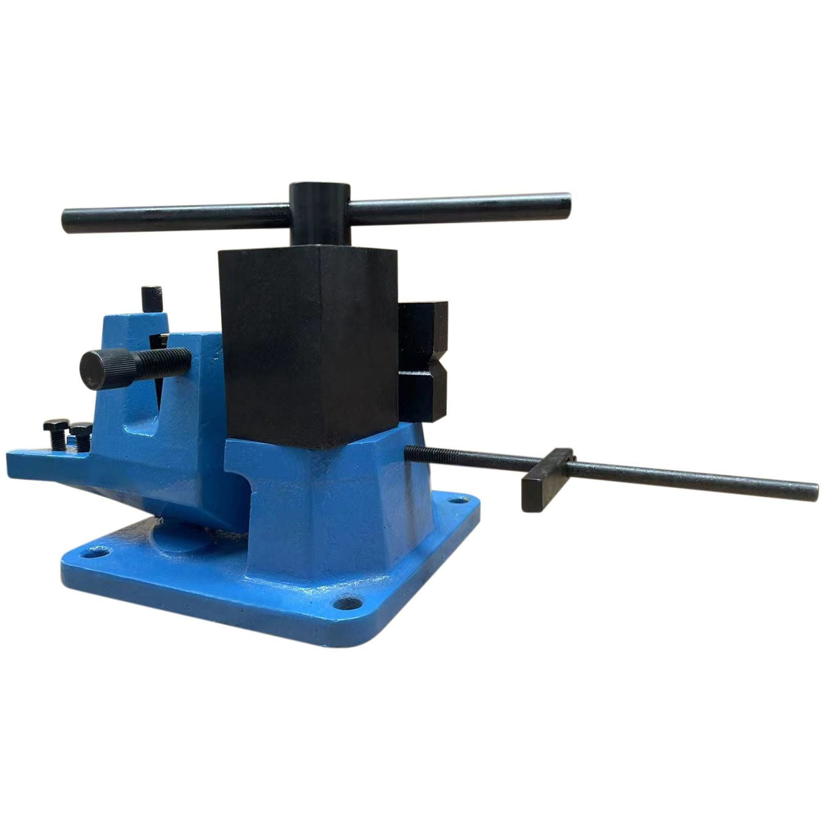 UB-100 Manual Flat Steel Universal Metal Rebar Bender Angle Iron 120 Degree Heavy-Duty Metal Rod Bender Hot and Cold With Detachable Bending Lever Strip Steel, Flat Steel, Round Steel