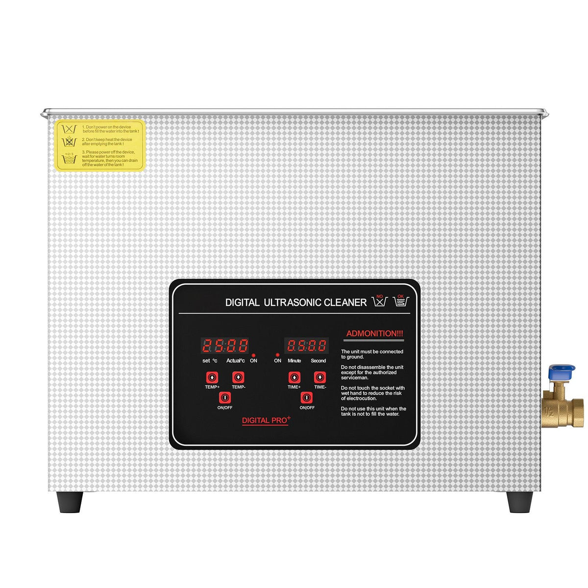 Ultrasonic Cleaner, 15L Professional 360W Cleaning Machine with Timer & Heater, 40kHz Digital Ultrasonic Cleaner with Basket for Watch Glasses Jewelry Retainer Industrial Parts Tools